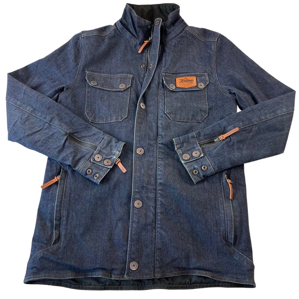 Thor Hallman GP Denim Racing Street Jacket men’s size Medium